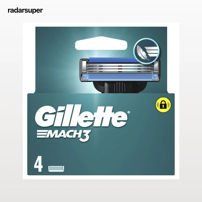 Hojas de afeitar Gillette 4 unidades recambio mach 3