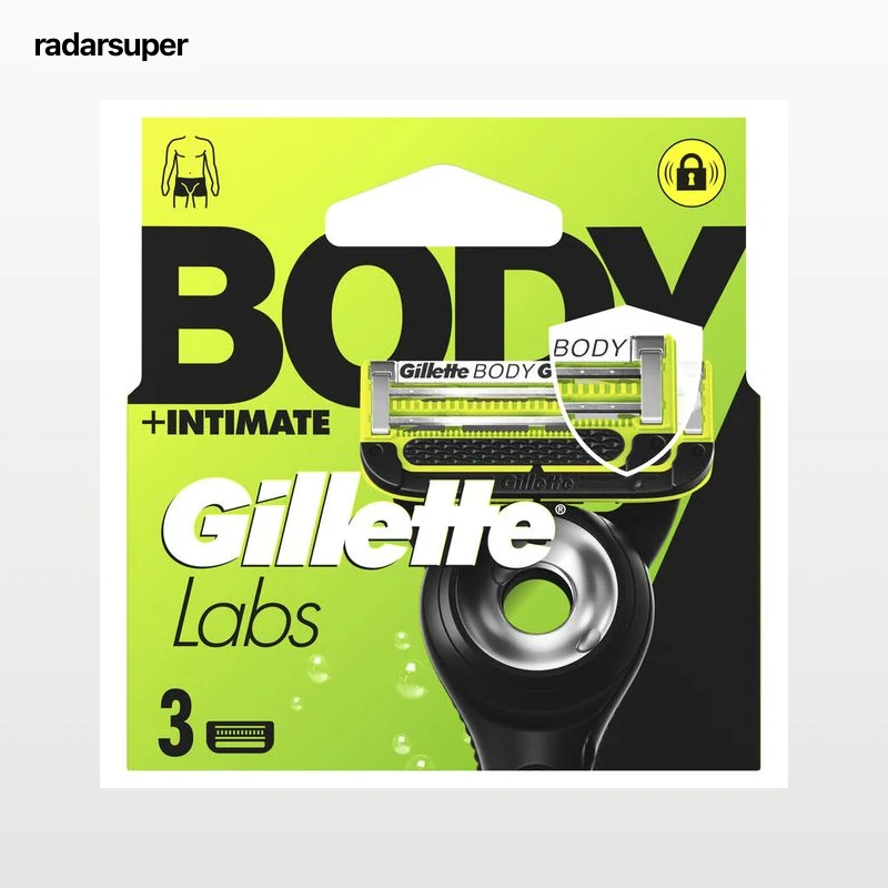 Hojas de afeitar recambio Gillette labs body 3 unidades