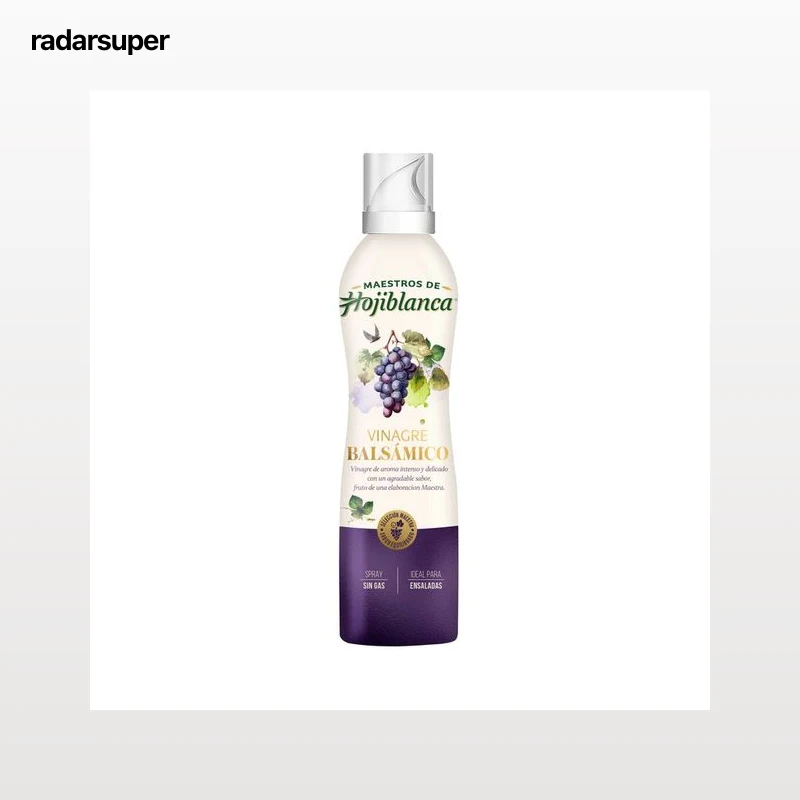 HOJIBLANCA Vinagre balsámico en spray, ideal para ensaladas 145 ml.