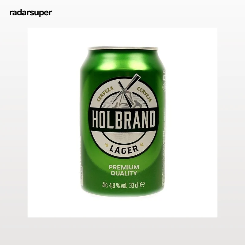 HOLBRAND Cerveza clásica lata 33 cl.
