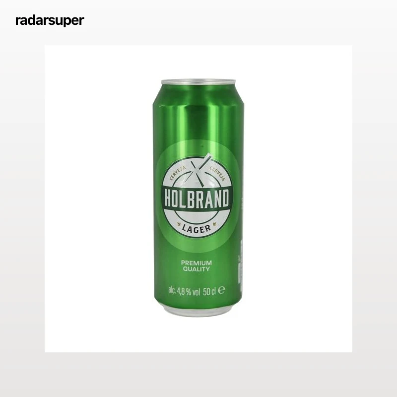 HOLBRAND Cerveza clásica lata de 50 cl.