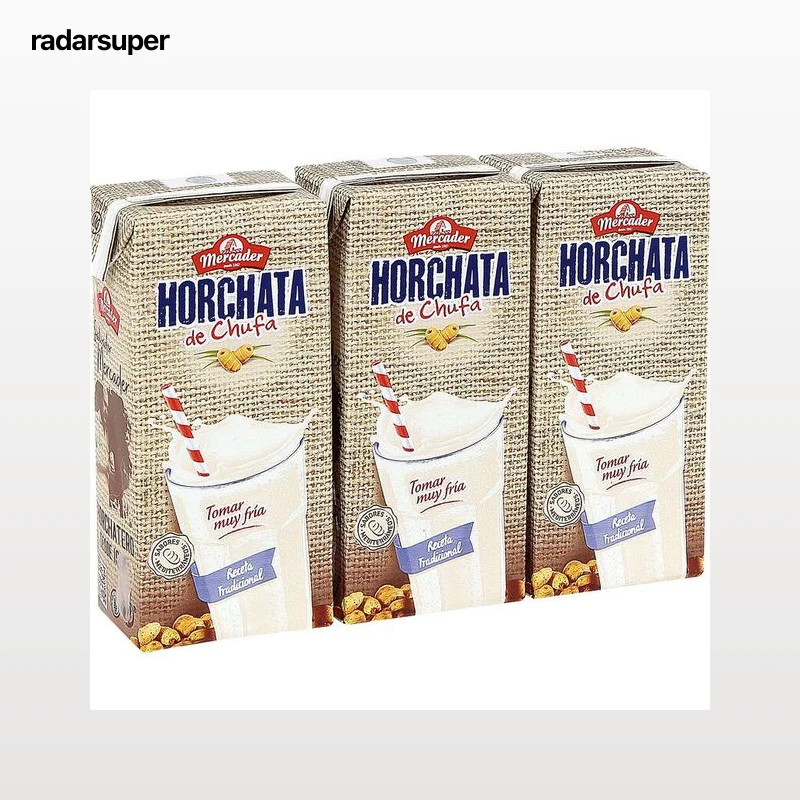 Horchata Chufa Mercader 200 ml Pack de 3