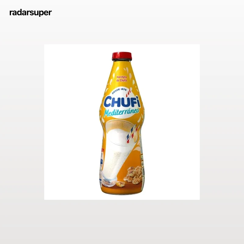 Horchata de chufa Mediterráneo Chufi sin gluten sin lactosa botella 1 l.