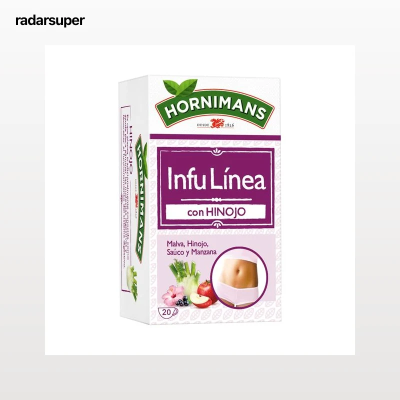 HORNIMANS Infusión infu linea de manzana, malva y saúco 20 uds. 30 g.
