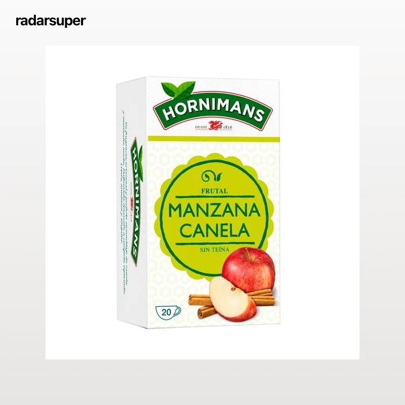 HORNIMANS Infusion de manzana, canela e hibisco 20 uds. 40 g,