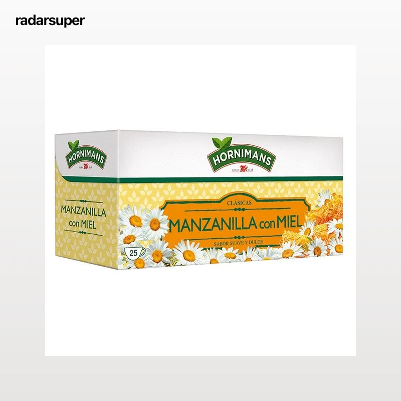 HORNIMANS Manzanilla con miel 25 uds. 35 g,