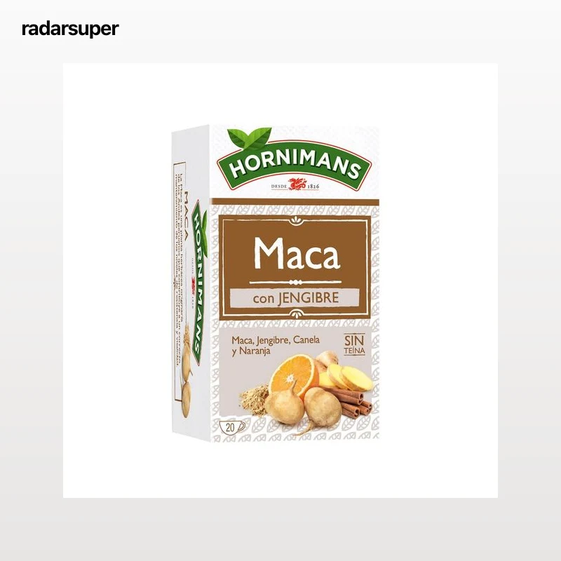 HORNIMANS Rooibos maca con jengibre 20 uds. 30 g.