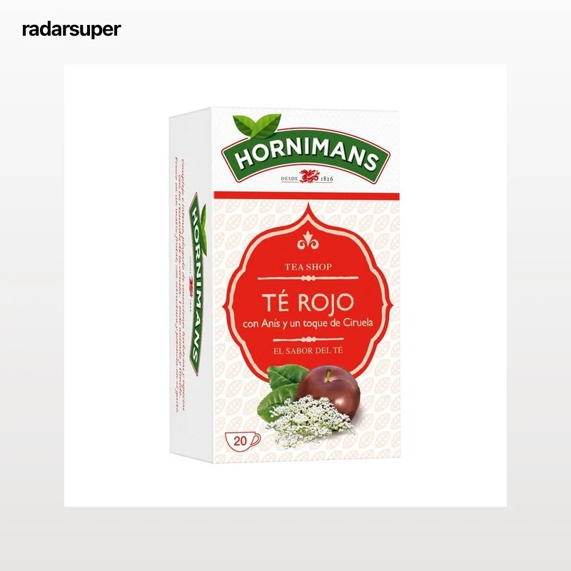 HORNIMANS Té rojo con anís y un toque de ciruela 20 uds.