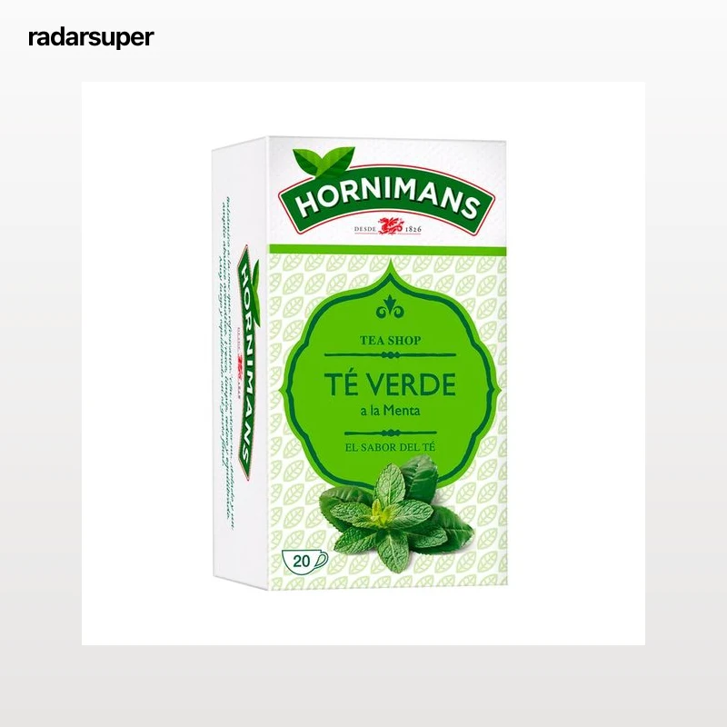 HORNIMANS Té verde a la menta 20 uds. 30 g.