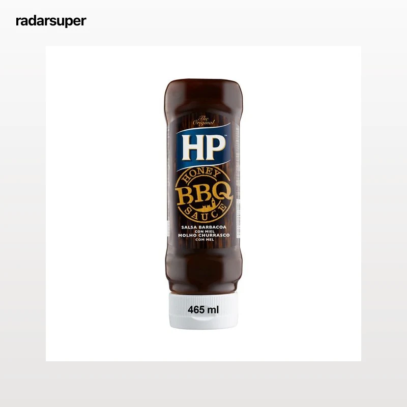 HP Salsa barbacoa con miel 465 g.