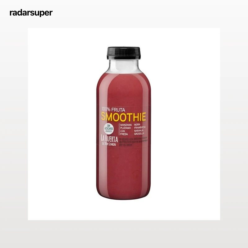 LA HUERTA Smoothie de frutos rojos sin azúcares añadidos botella 330 ml.