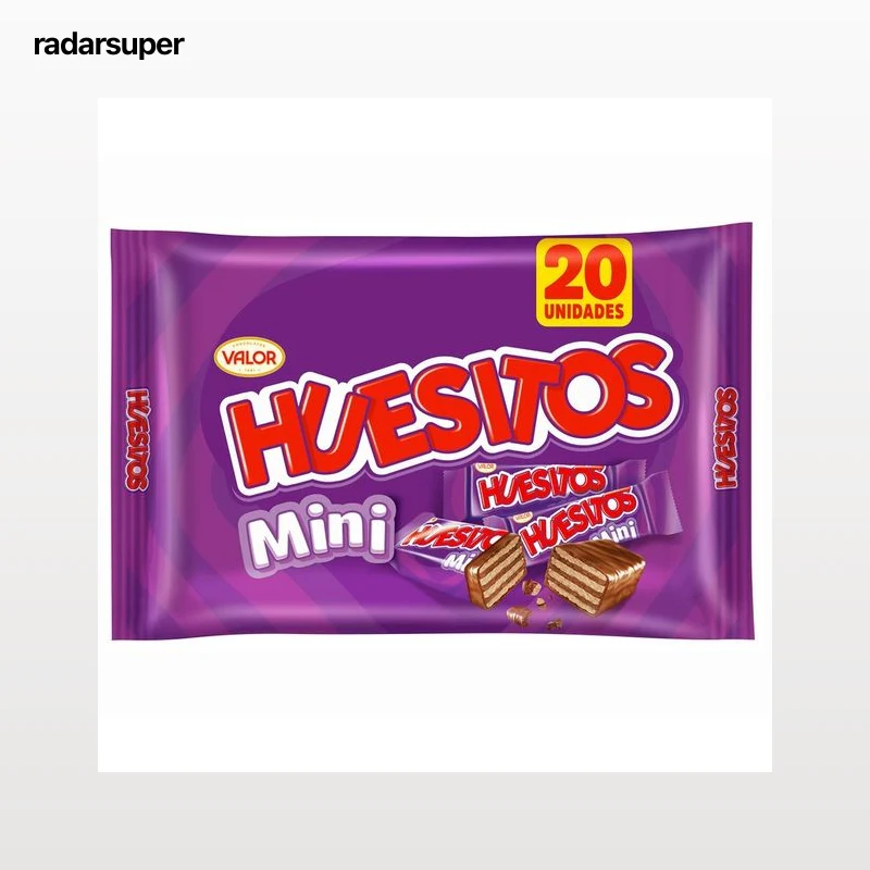 HUESITOS Barritas de chocolate mini 20 uds. 270 g.