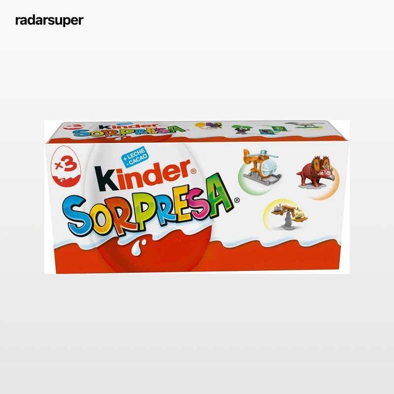Huevo de chocolate Kinder sorpresa 3u