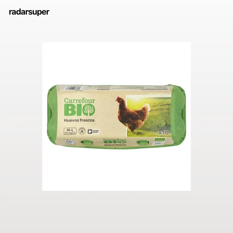 Huevos Ecológicos Carrefour Bio 10 ud.