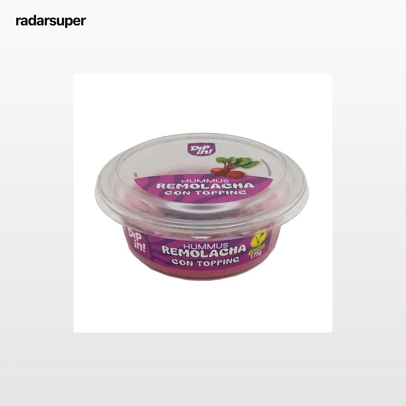 Hummus de remolacha con topping D!P¡n! 175 g.