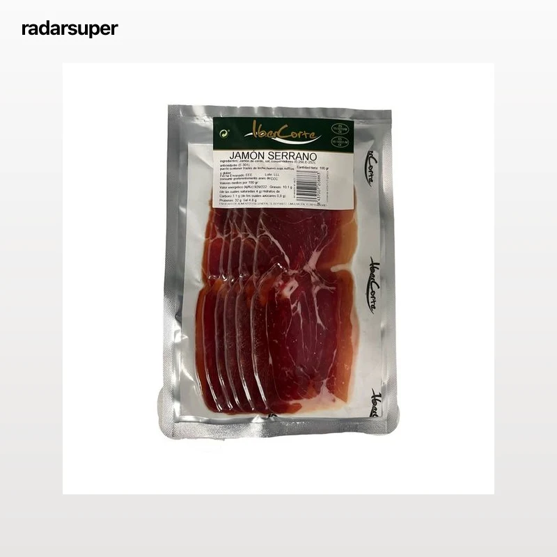 IBER CORTE Jamón serrano loncheado 100 g.