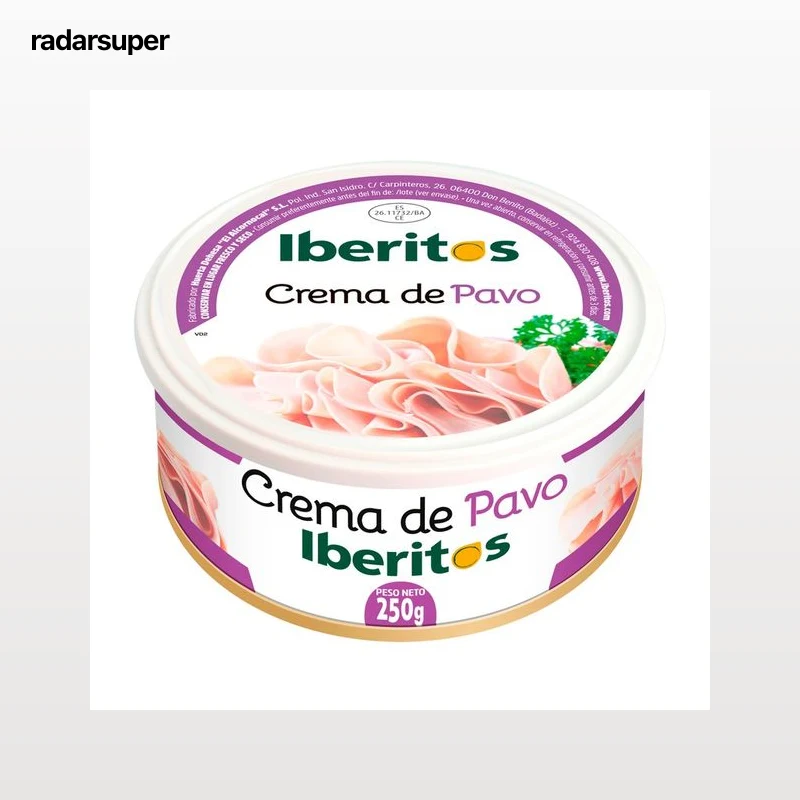 IBERITOS Crema de pavo 250 g