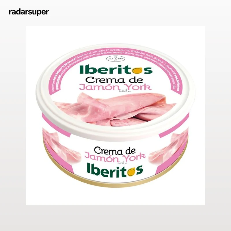 IBERITOS Untable de jamón de york lata de 250 g.