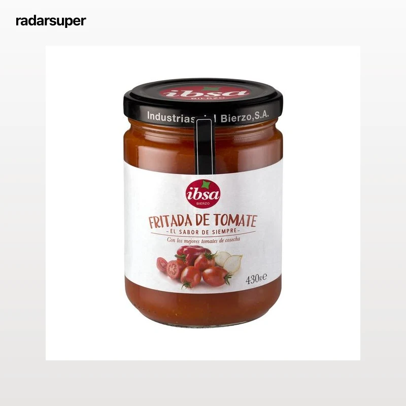 IBSA Fritada de tomate frasco de 400 g.