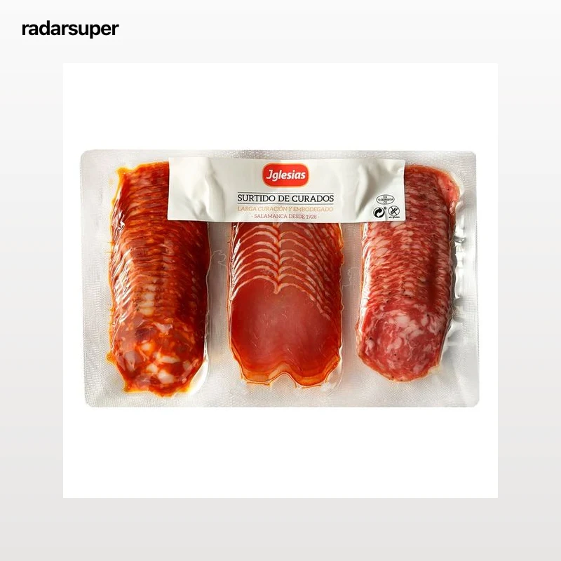 IGLESIAS Surtido de curados (lomo embuchado ,chorizo extra y salchichón extra) 200 g.
