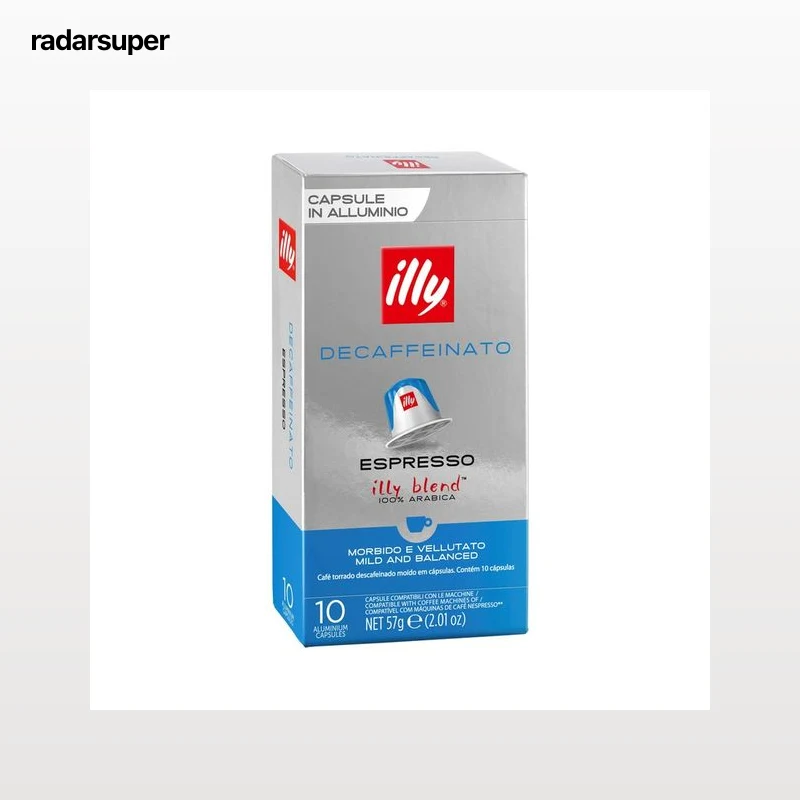 ILLY Café en cápsulas descafeinado 10 uds.