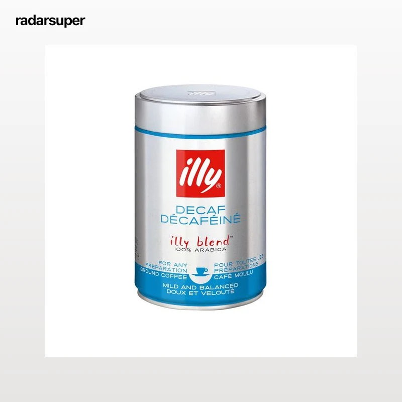 ILLY Café molido descafeinado 250 g.