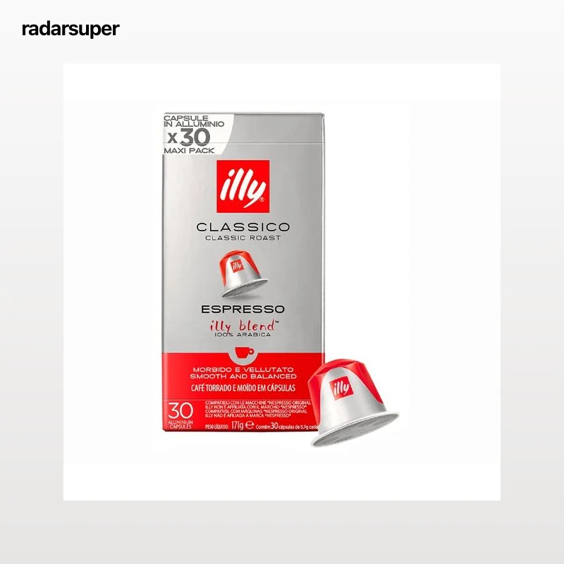 ILLY Cápsulas de espresso classico 30 uds 171 g.