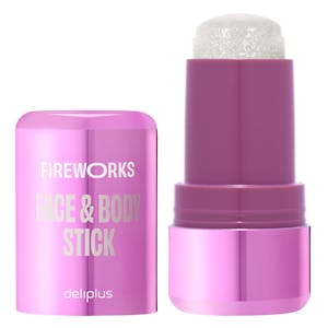Iluminador Face & Body Stick Fireworks Deliplus efecto refrescante brillo metálico