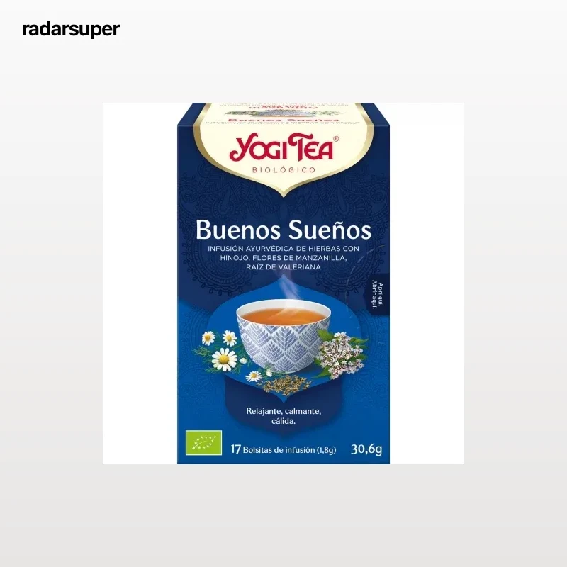 Infusión ayurvédica de hierbas y especias en bolsitas ecológica Yogi Tea 17 ud.