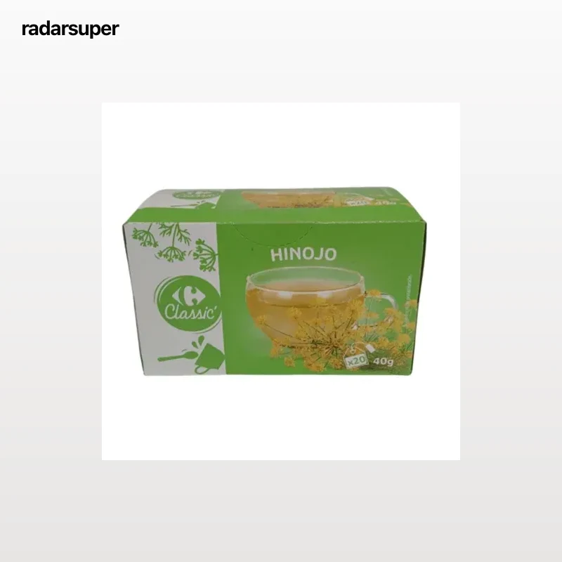 Infusión de hinojo en bolsitas Carrefour Classic 20 ud.