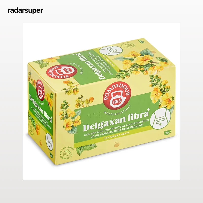 Infusión delgaxan fibra Pompadour 20 unidades