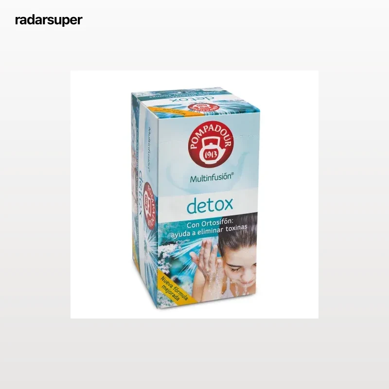 Infusión detox en bolsitas Pompadour 20 ud.