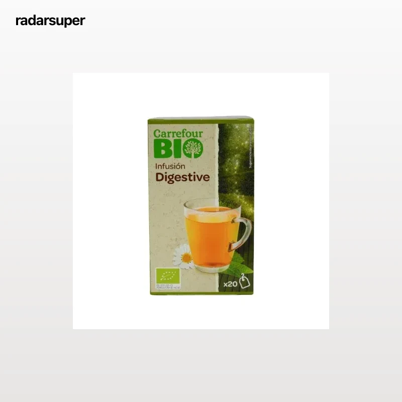 Infusión digestive en bolsitas ecológica Carrefour Bio 20 ud.