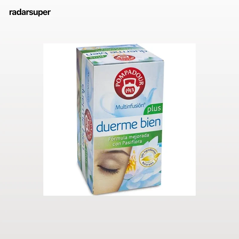 Infusión duerme bien plus en bolsitas Pompadur 20 ud.