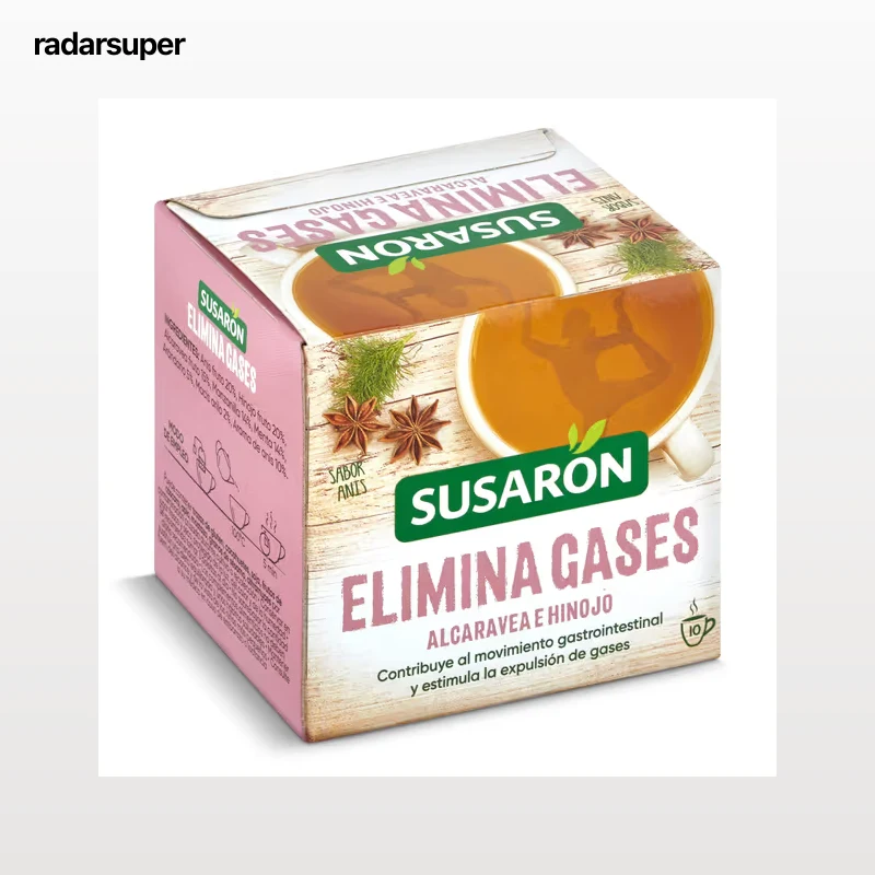 Infusión elimina gases Susaron 10 unidades