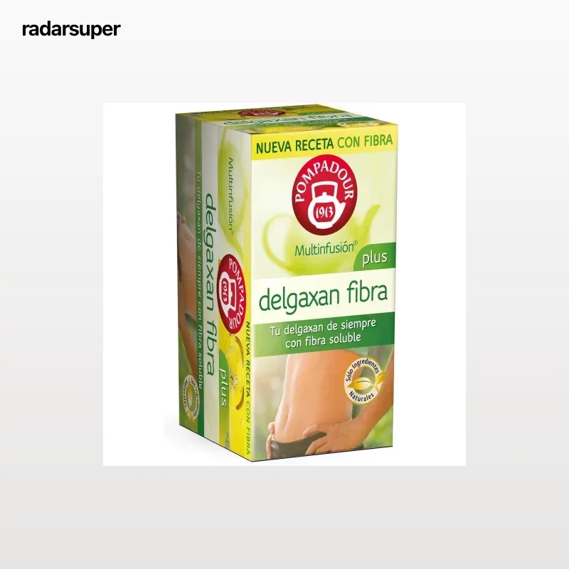 Infusión en bolsitas Delgaxan Fibra Plus Pompadour 20 ud.