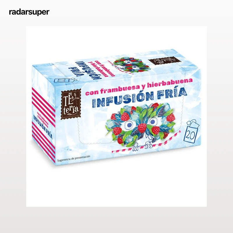 Infusión fría con frambuesa y hierbabuena Dia Tetería 20 unidades