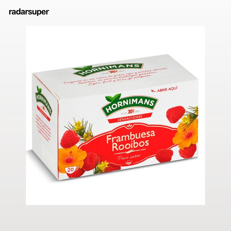 Infusión frutal frambuesa y rooibos Hornimans 20 unidades