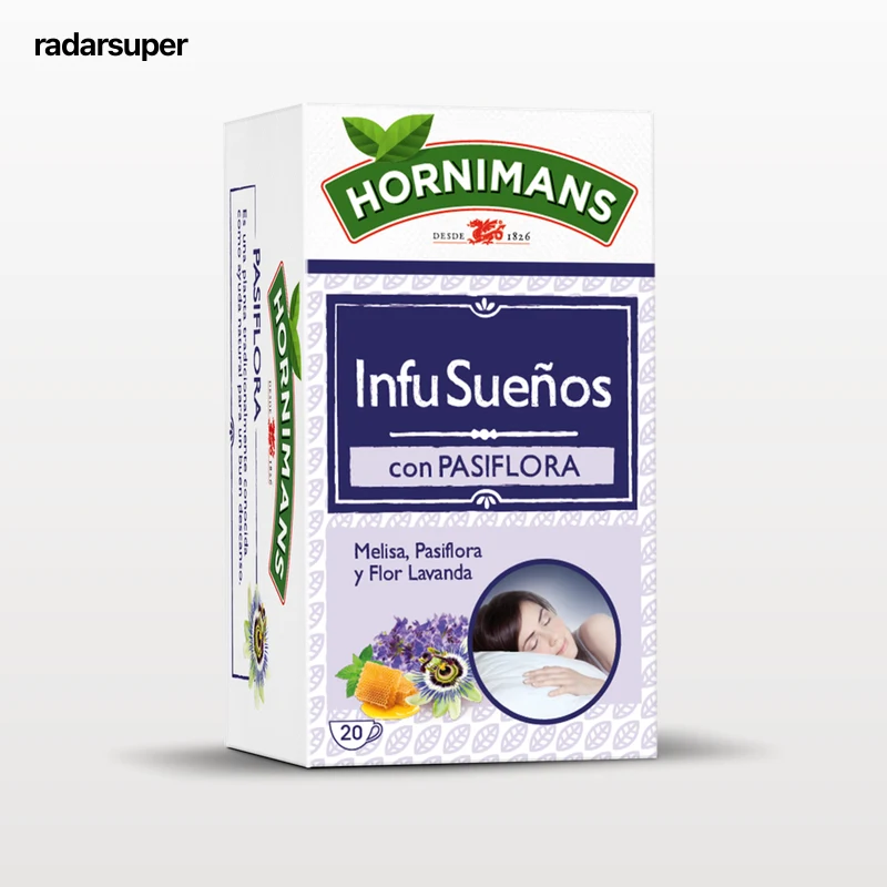 Infusión melisa pasiflora y flor Hornimans 20u