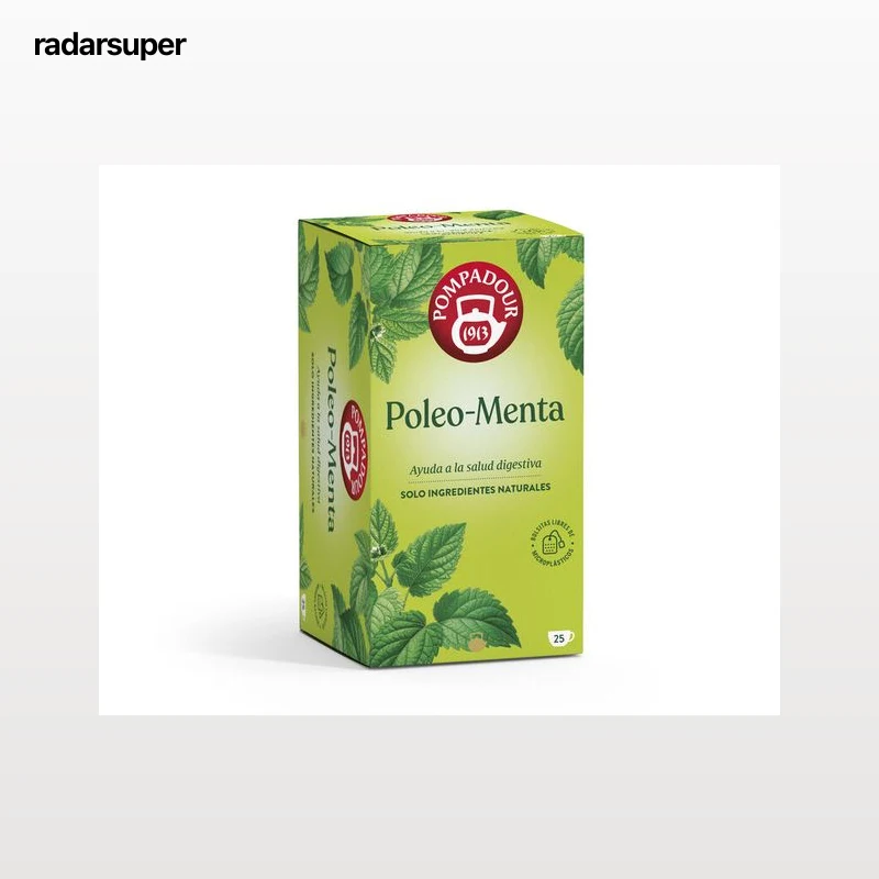 Infusión poleo menta en bolsitas Pompadur 25 unidades
