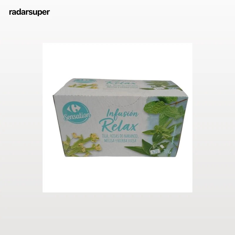 Infusión relax en bolsitas Carrefour Sensation 20 ud.