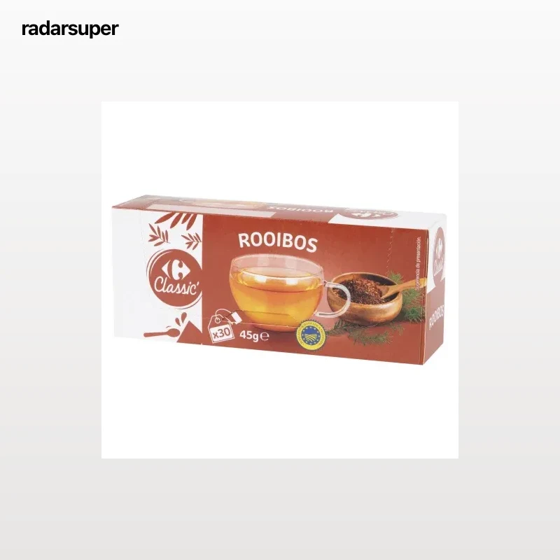 Infusión Rooibos en bolsitas Carrefour Classic 30 ud.