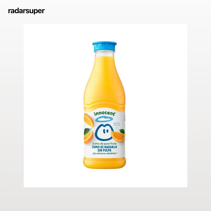 INNOCENT Zumo de naranja sin pulpa 900 ml.