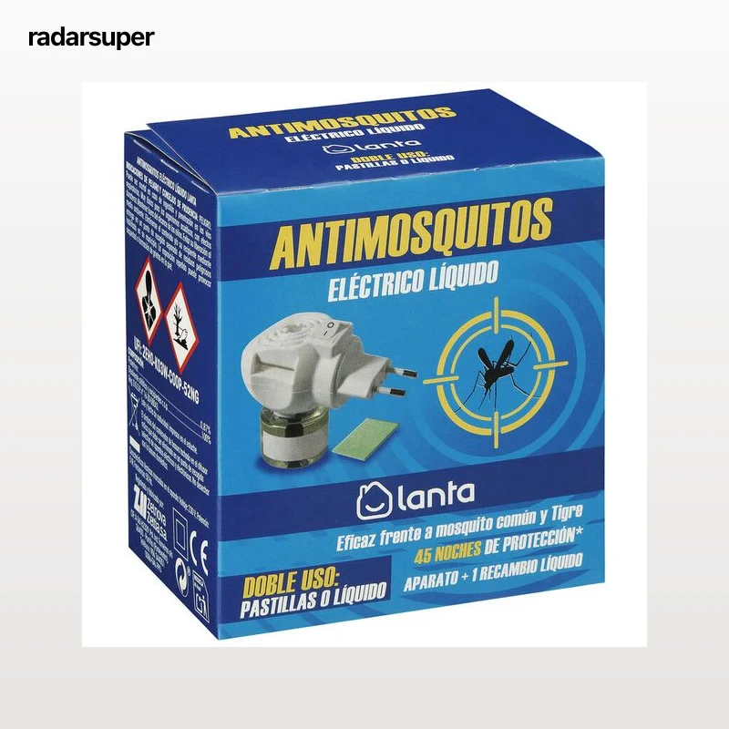 Insecticida eléctrico Lanta aparato+recambio mosquitos