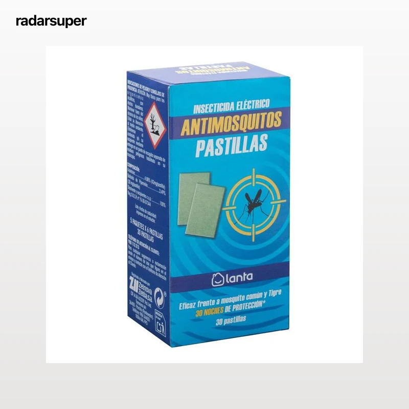 Insecticida eléctrico pastilla Lanta 30 unidades recambio