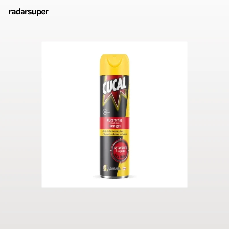 Insecticida para cucarachas y hormigas spray Cucal 400 ml.