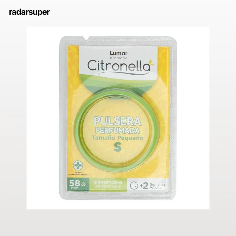 Insecticida pulsera perfumada citronella Lumar Talla S