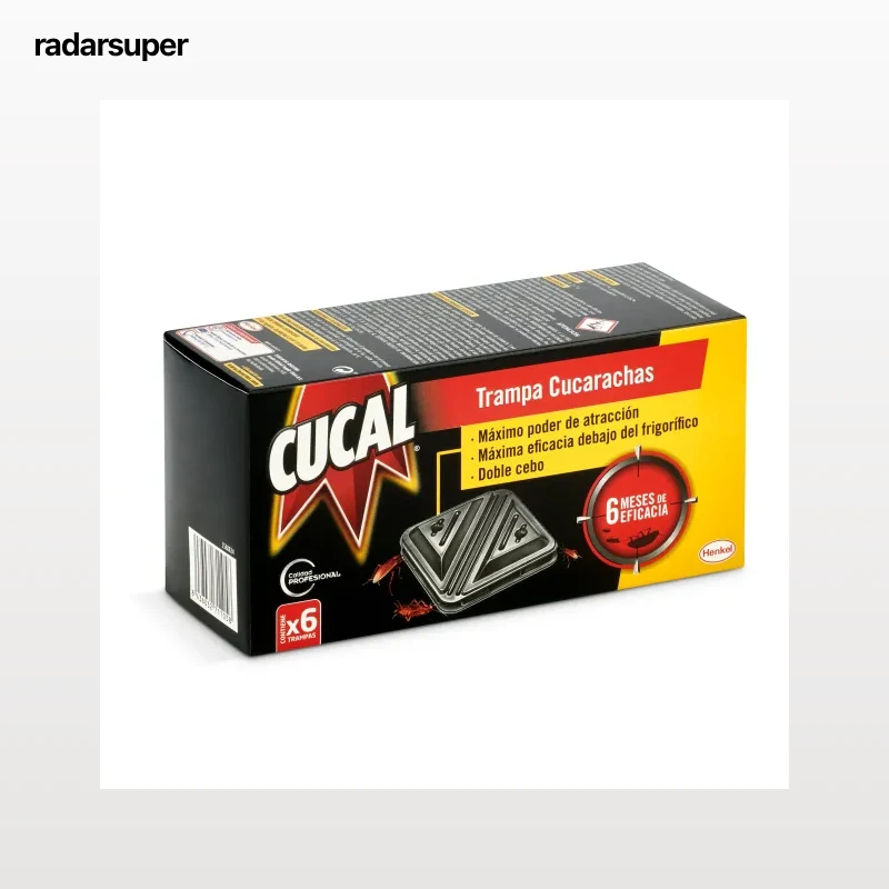 Insecticida trampa cucarachas Cucal 6 unidades