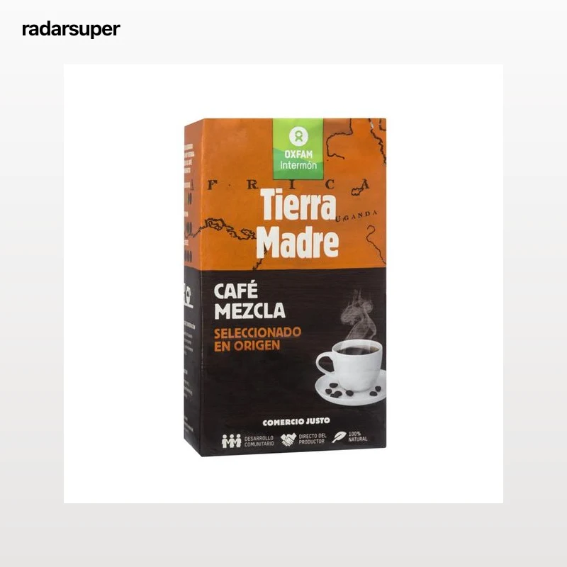 INTERMÓN OXFAM TIERRA MADRE Café molido mezcla (50/50) 250 g.