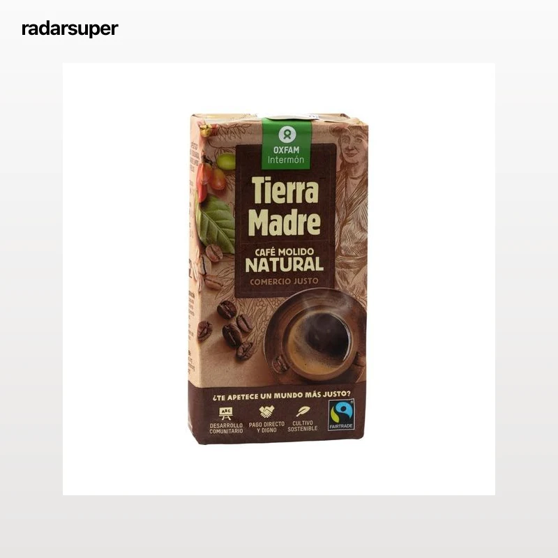 INTERMÓN OXFAM TIERRA MADRE Café molido natural 250 g.